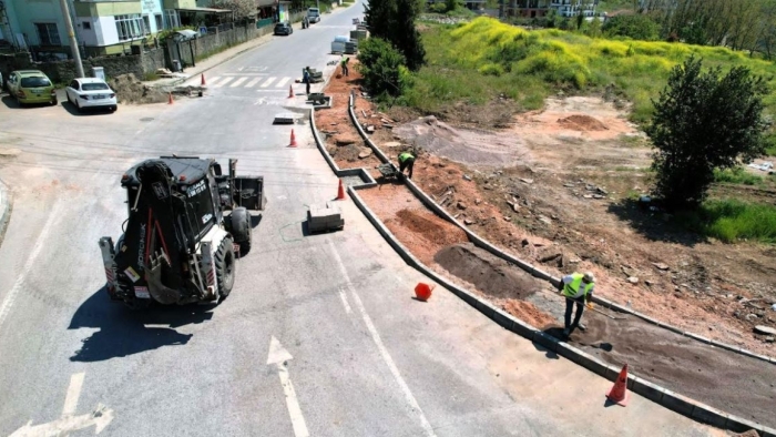 Başiskele’de trafik akışına yeni dokunuşlar